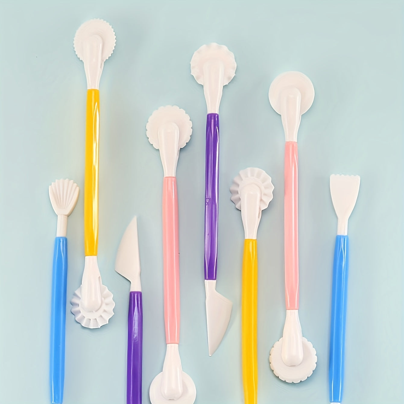 Set of 4 Fondant Modeling Tools for Cake Decorating and Sculpting