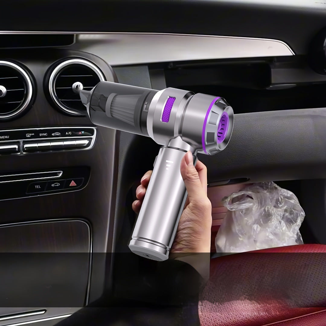 Portable Handheld Vacuum Cleaner With HEPA Filter And USB-C Rechargeable
