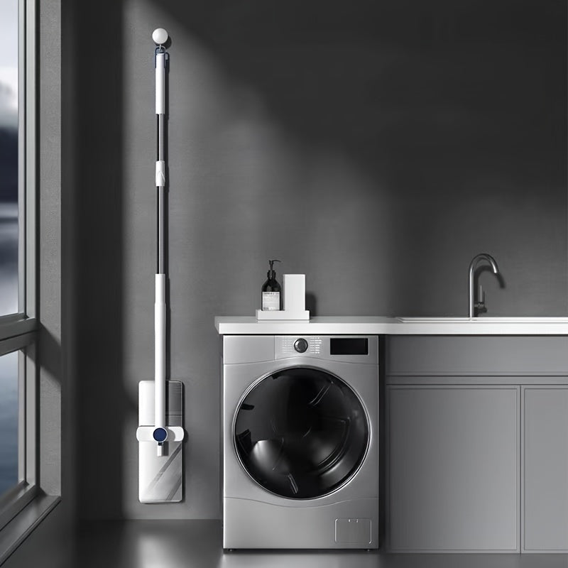 Zanglamas po'latdan yasalgan kengligi 42 sm bo'lgan tekis mopa - oshxona, hammom va yashash xonasi uchun oson tozalash - nam yoki quruq holda ishlatilishi mumkin, qo'l bilan yuvish shart emas.