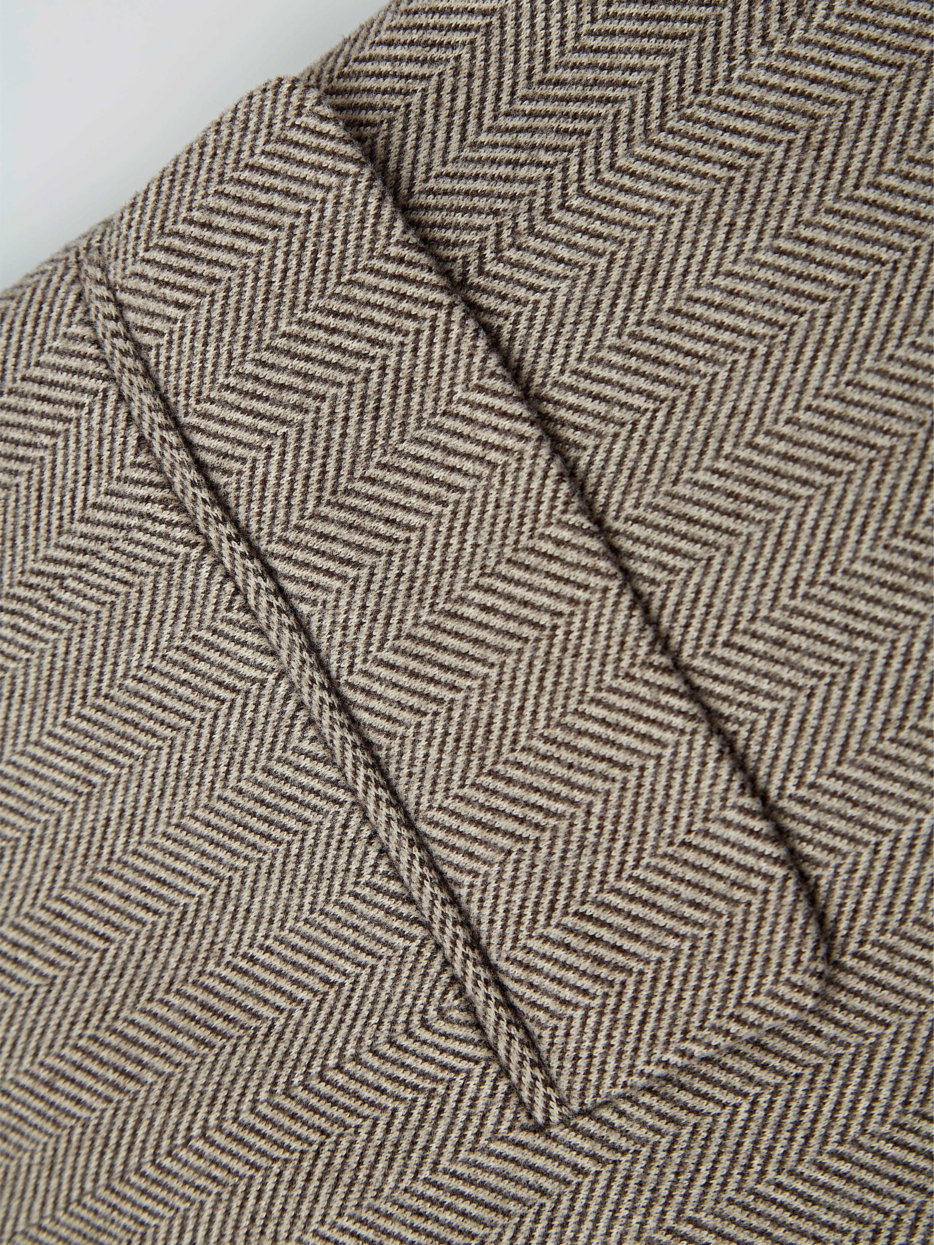 Мужской костюм из полиэстера с рисунком «елочка», длинный рукав, рабочая одежда, классический крой