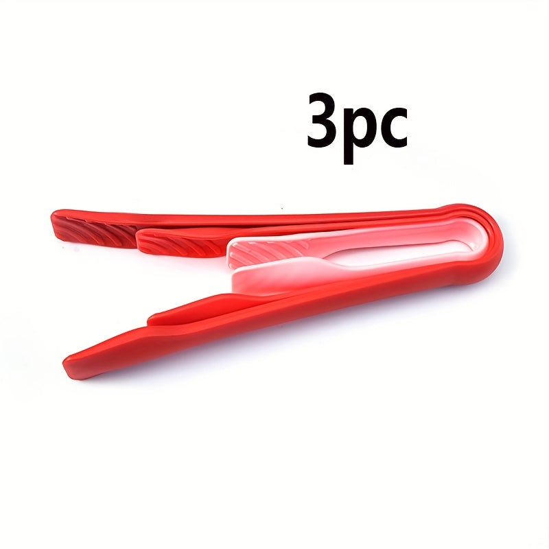 Plastic Food Tongs for Cooking Baking Grilling Kitchen Utensils Buffet Grippers