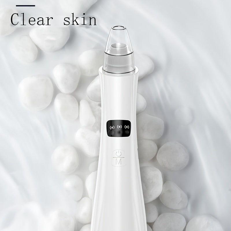 USB Rechargeable Blackhead Remover Pore Cleaner with Lifting Function White or Teal