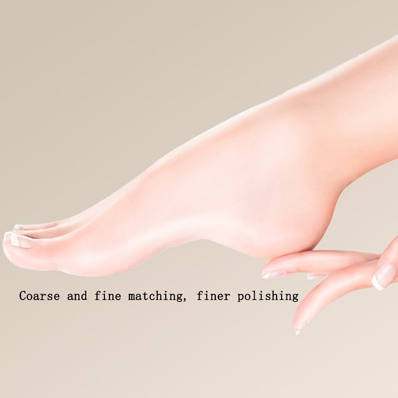 YAOWITHSU Elektrik Oyoq Qirg'ichining O'rnini Bosuvchi Boshlar - Qattiq va Nozik Eksfoliatsiya Qilish Uchun Qirg'ich Aksessuarlar, Zaryadsiz, Yuvilishi Mumkin Bo'lgan Pedikur Asboblari