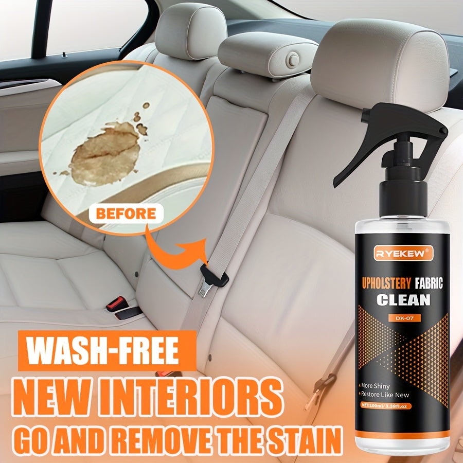 Multifunctional Car Interior Cleaning Kit with Sponge and Decontamination Spray