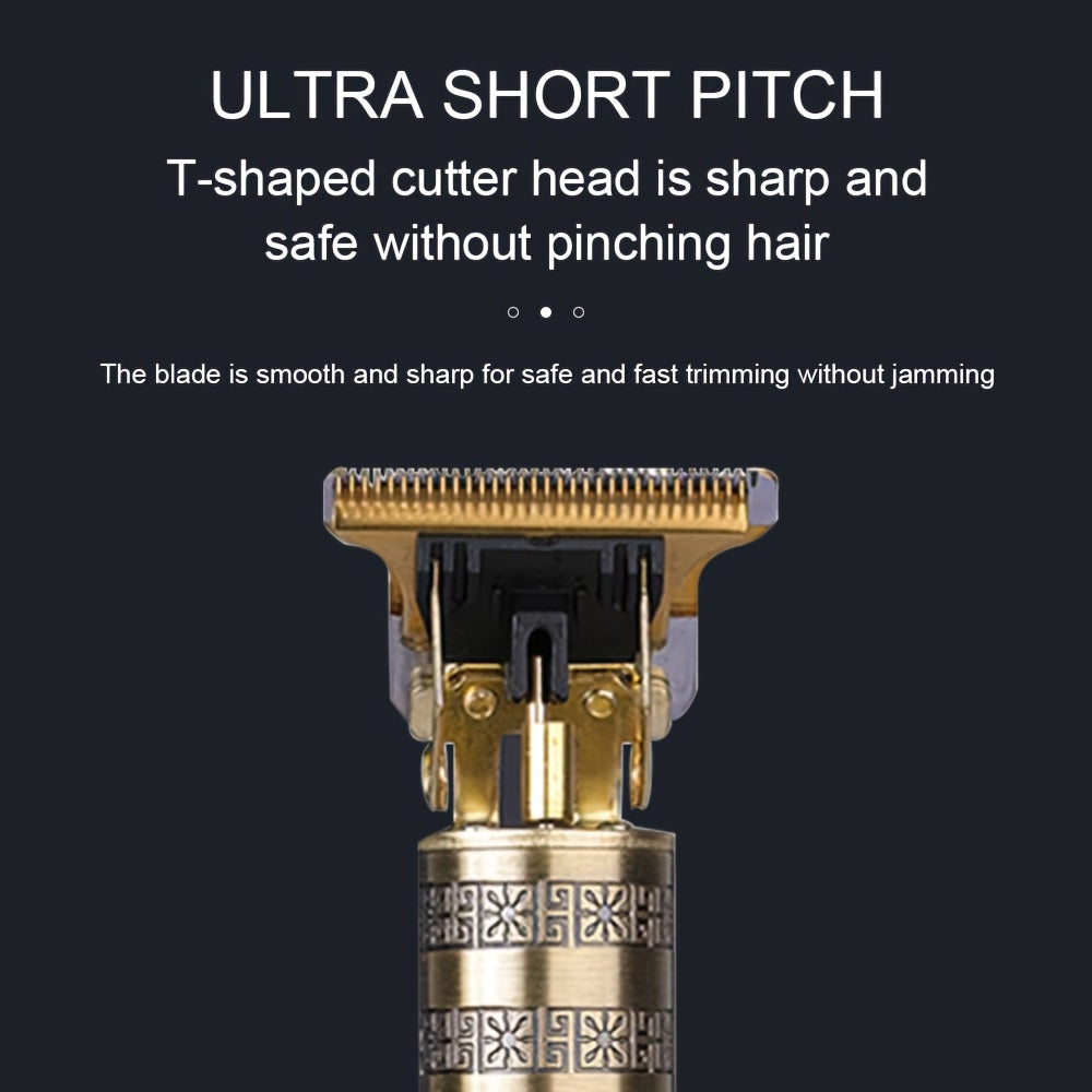 USB зарядка билан Wireless Erkaklar Elektrik Soch Kesuvchi To'plami, Past Voltajli Ishlash, Raqamli Ko'rsatkich va Aksessuarlar