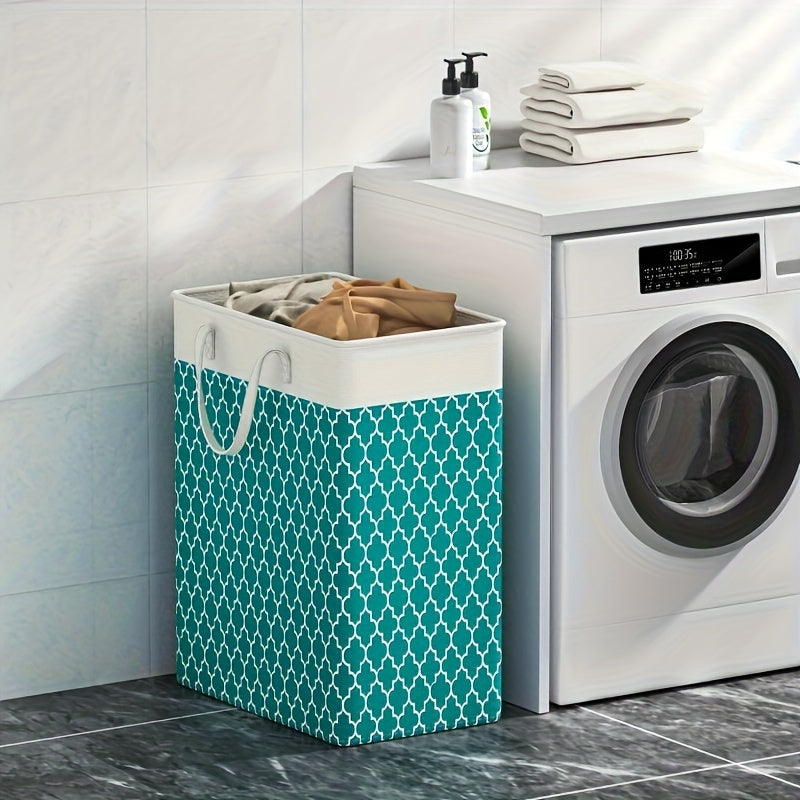 Laundry Storage Basket with Handles Hamper for Laundry Bathroom Bedroom Dorm