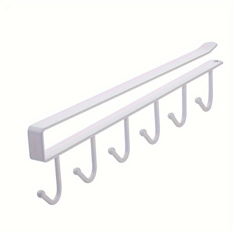 Cast Iron Hooks Seamless Nail-Free Wall Hangers for Kitchen and Wardrobe Storage