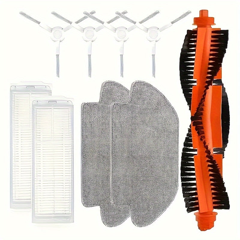 Replacement Vacuum Mop Kit 9 Pieces for Robot Cleaner Includes Brushes Filters