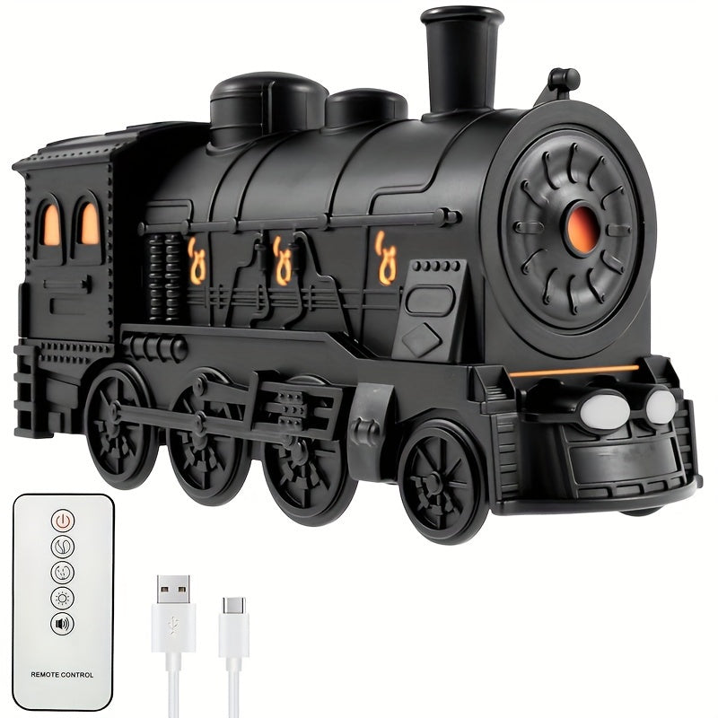 Train Shaped USB Oil Diffuser with Night Light Aromatherapy Cool Mist