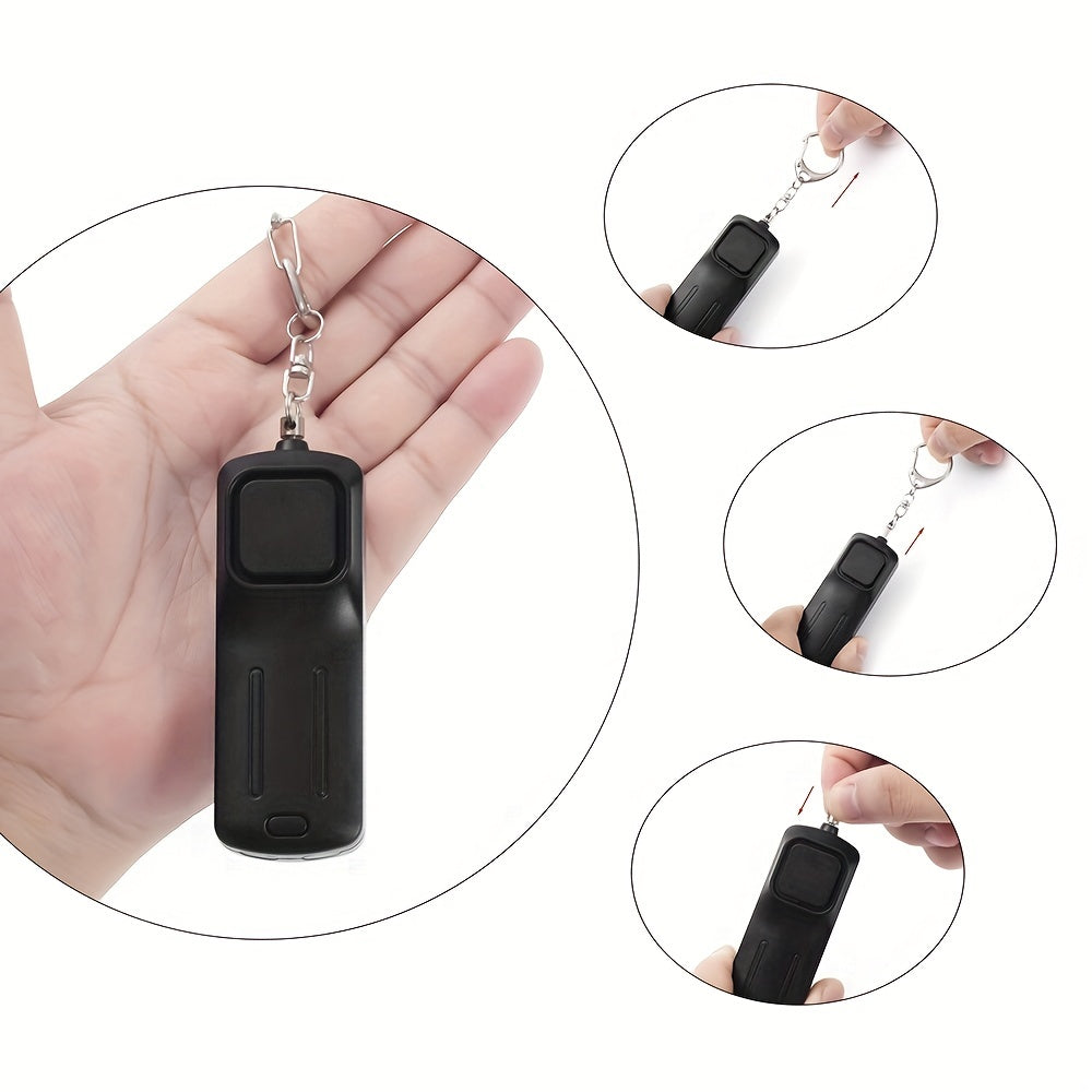 Women's Personal Safety Alarm 130dB Rechargeable USB Charging Compact Emergency Self-Defense Device