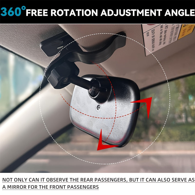 Adjustable Car Rear View Mirror for SUVs Trucks with Wide Angle Convex Mirror