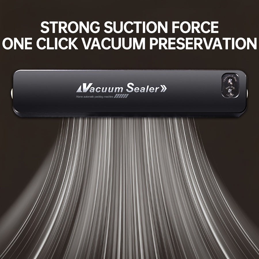 Автоматический вакуумный упаковщик для продуктов с 10 мешками, двухрежимный, для сухого и влажного хранения, 220В