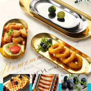 Stainless Steel Saucers for Korean-Style Appetizers Desserts Snacks Set of 4