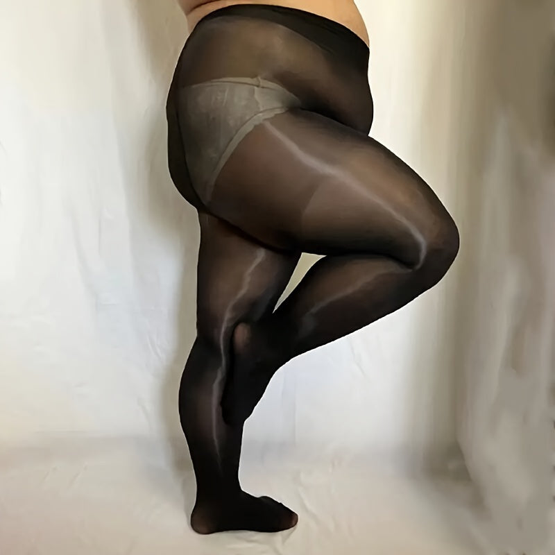 Plus Size Sheer Pantyhose for Women High Elastic Slimming Aurora Tights