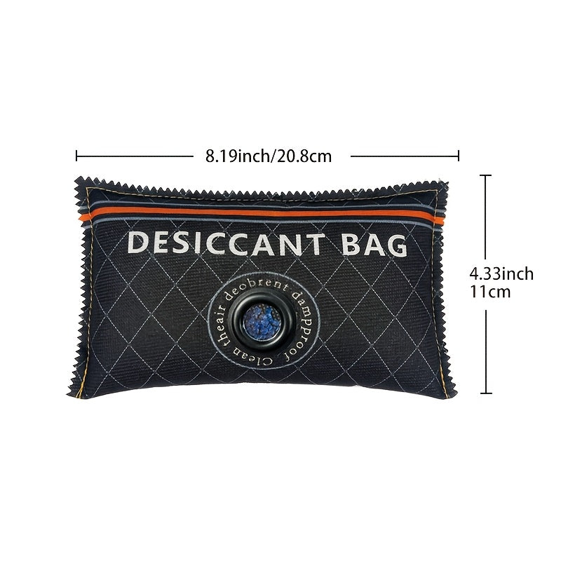 Uy uchun qayta ishlatiladigan, rang o'zgartiradigan silikon namlikni olib tashlash paketi 399g namlik yutuvchi