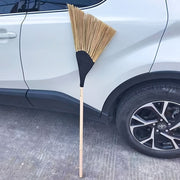 Multi-Functional Bamboo Silk Angled Broom for Hard Floors and Outdoor Use