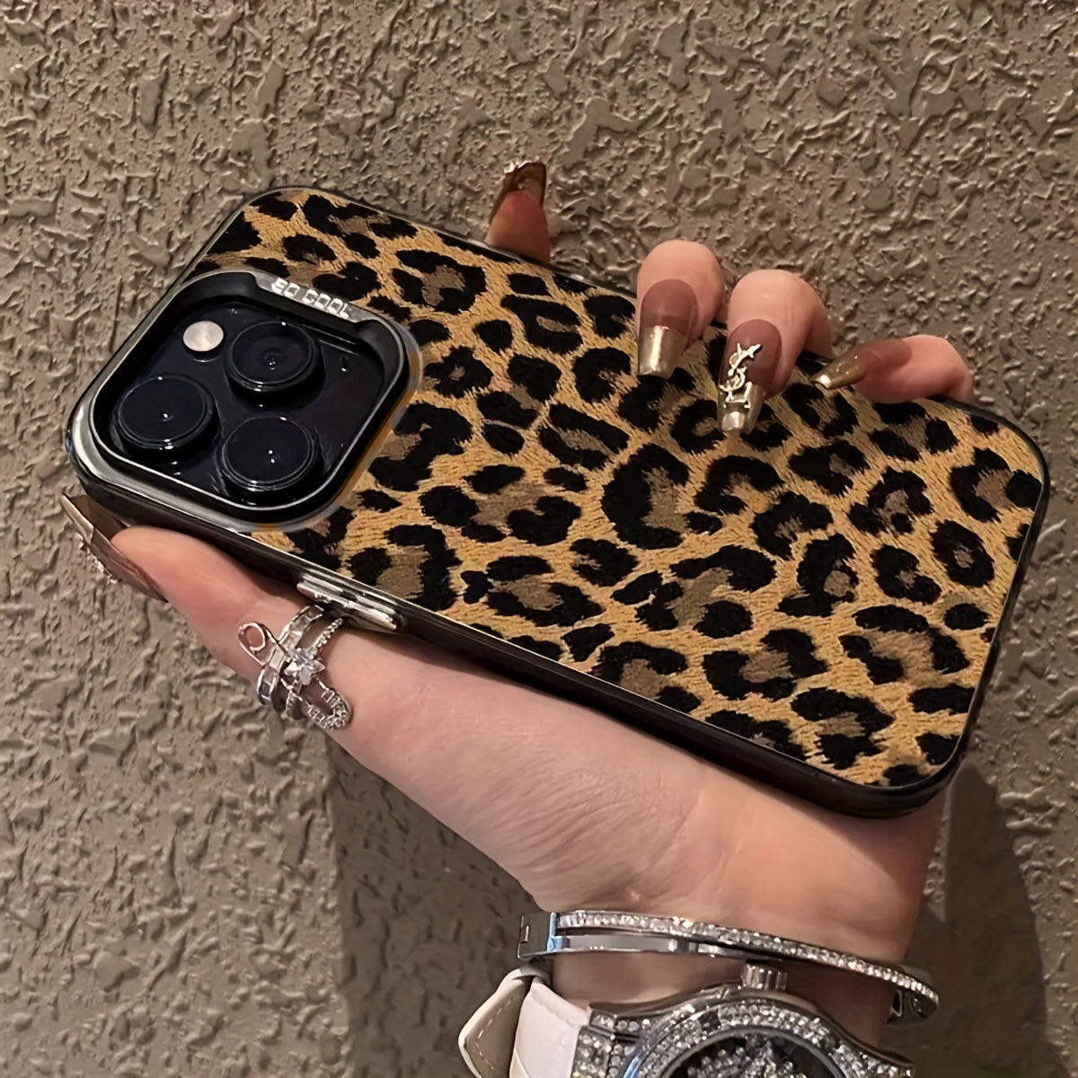 Leopard Print Full-Screen Soft Shell Phone Case for iPhone 7/8 Plus and Other Models