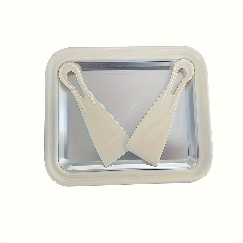 Mini Stir-Fried Yogurt Maker for Kids Small Ice Cream Machine with Stainless Steel Plate