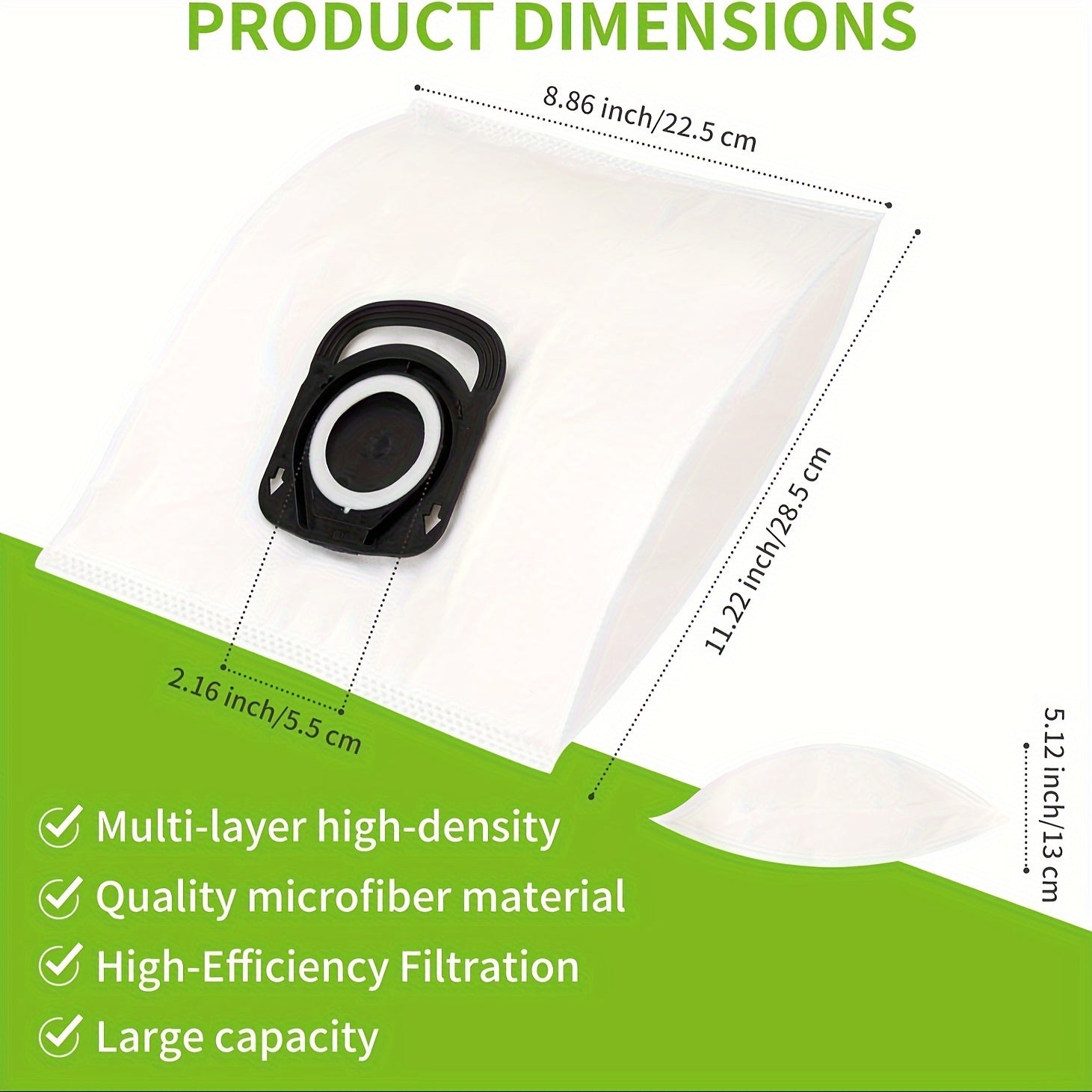 Set of 15 Vacuum Bags for Compact Power, X-Trem Power & Silence Force Models