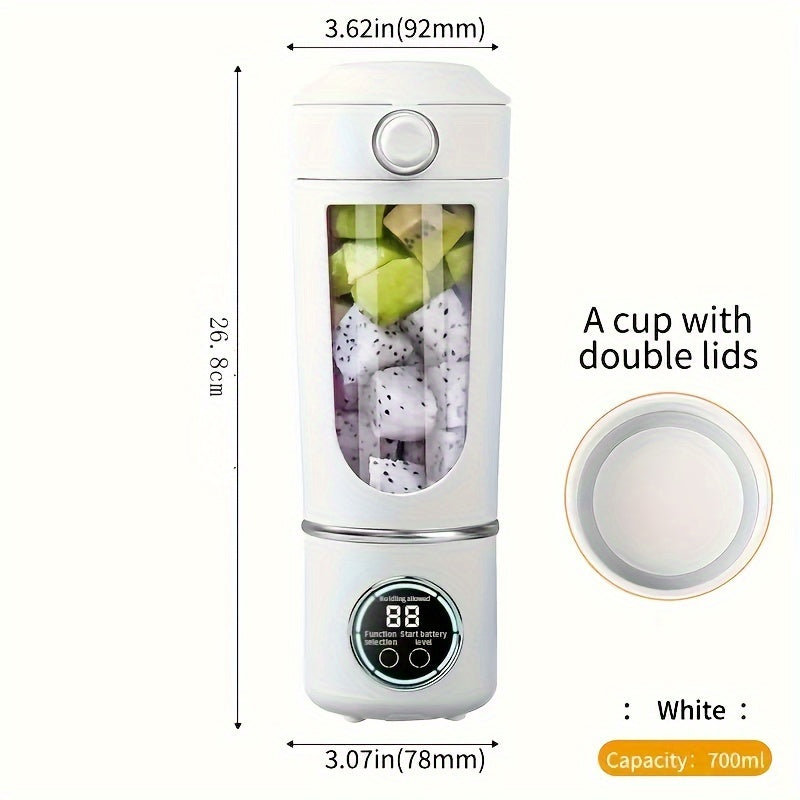 Portable Personal Juicer Blender 25oz with 4 Speeds Ice Crushing