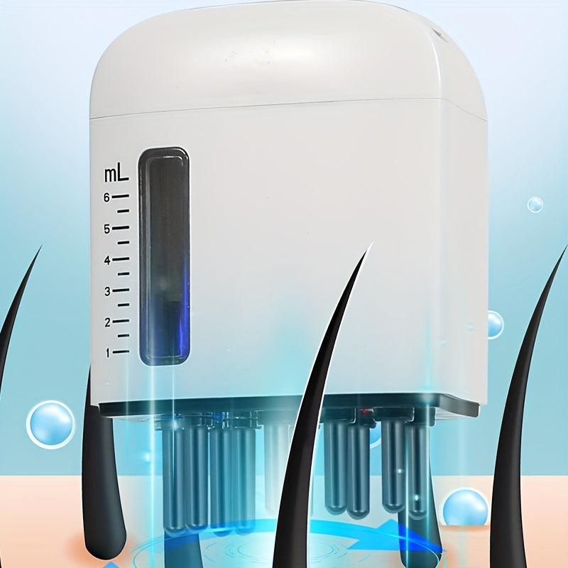 USB Rechargeable Scalp Massager Comb with Vibrating Action and Oil Applicator for Hair Growth and Relaxation