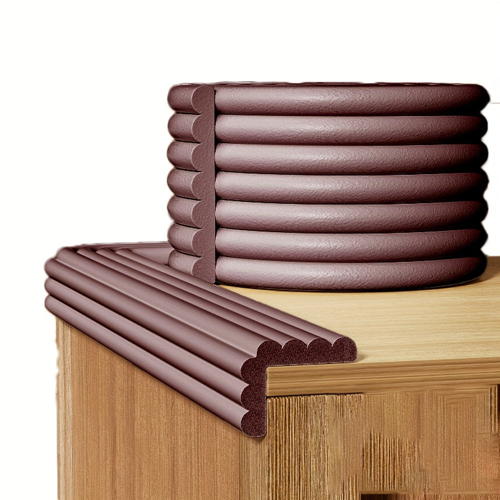 Soft Rubber Safety Edge Guard 198cm Wall Corner Protector Gray Pink Black