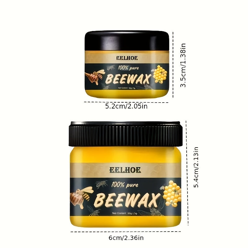 Pulidor de madera y limpiador de muebles con cera de abeja natural para armarios y suelos