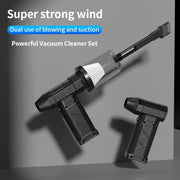 Portable Dual-Function Fan with 150,000 RPM for Outdoor Tasks USB Rechargeable