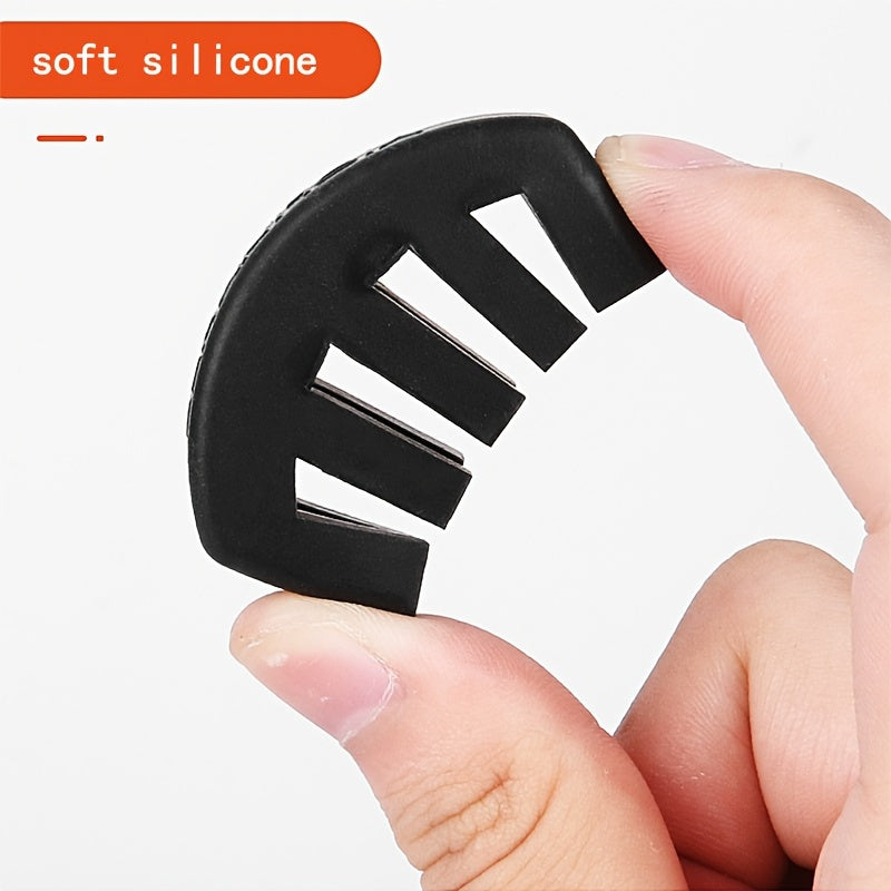 Silicone Violin Mute Black Noise Reduction String Protection