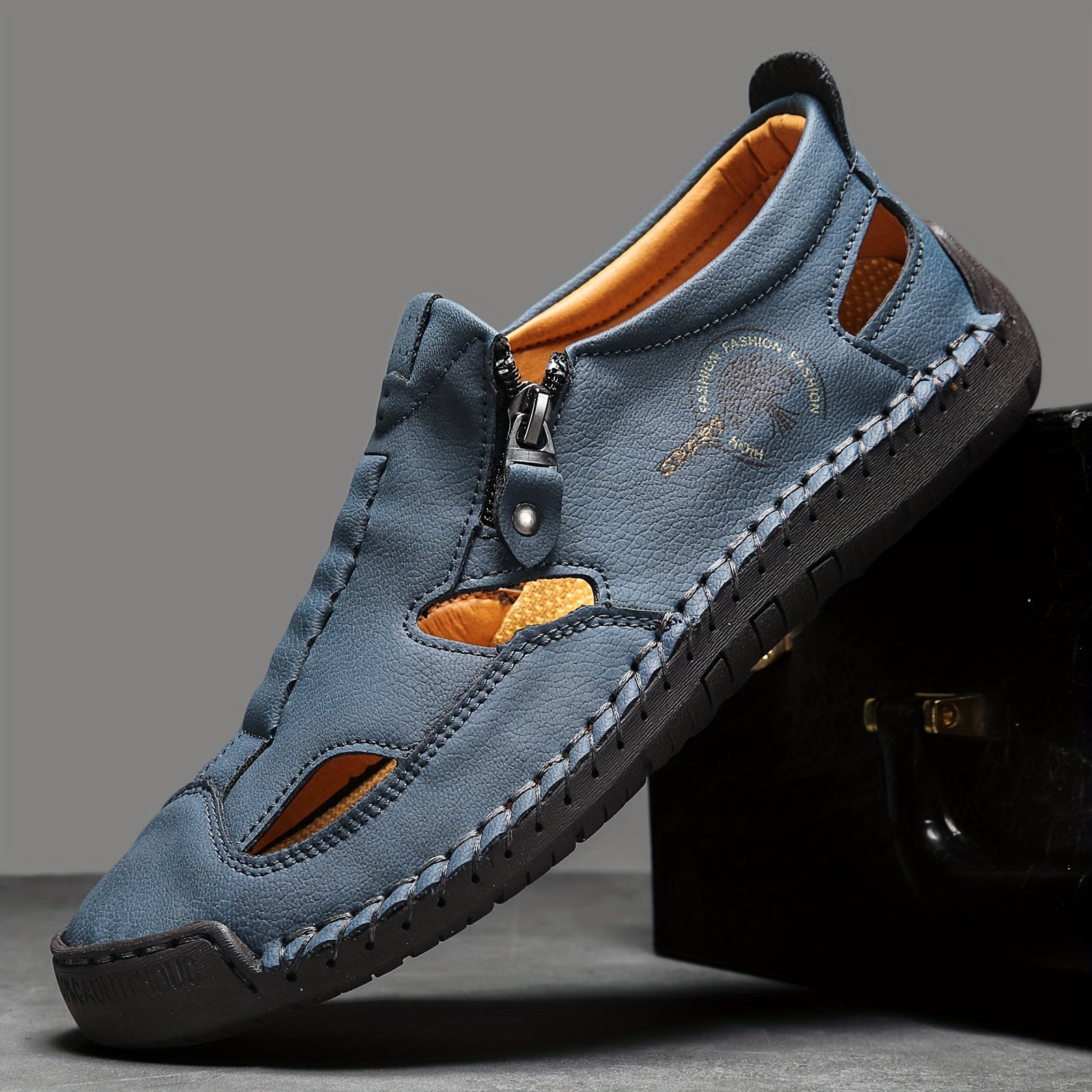 Sandalias transpirables para hombre de fácil puesta, antideslizantes, duraderas y para exteriores, ideales para agua