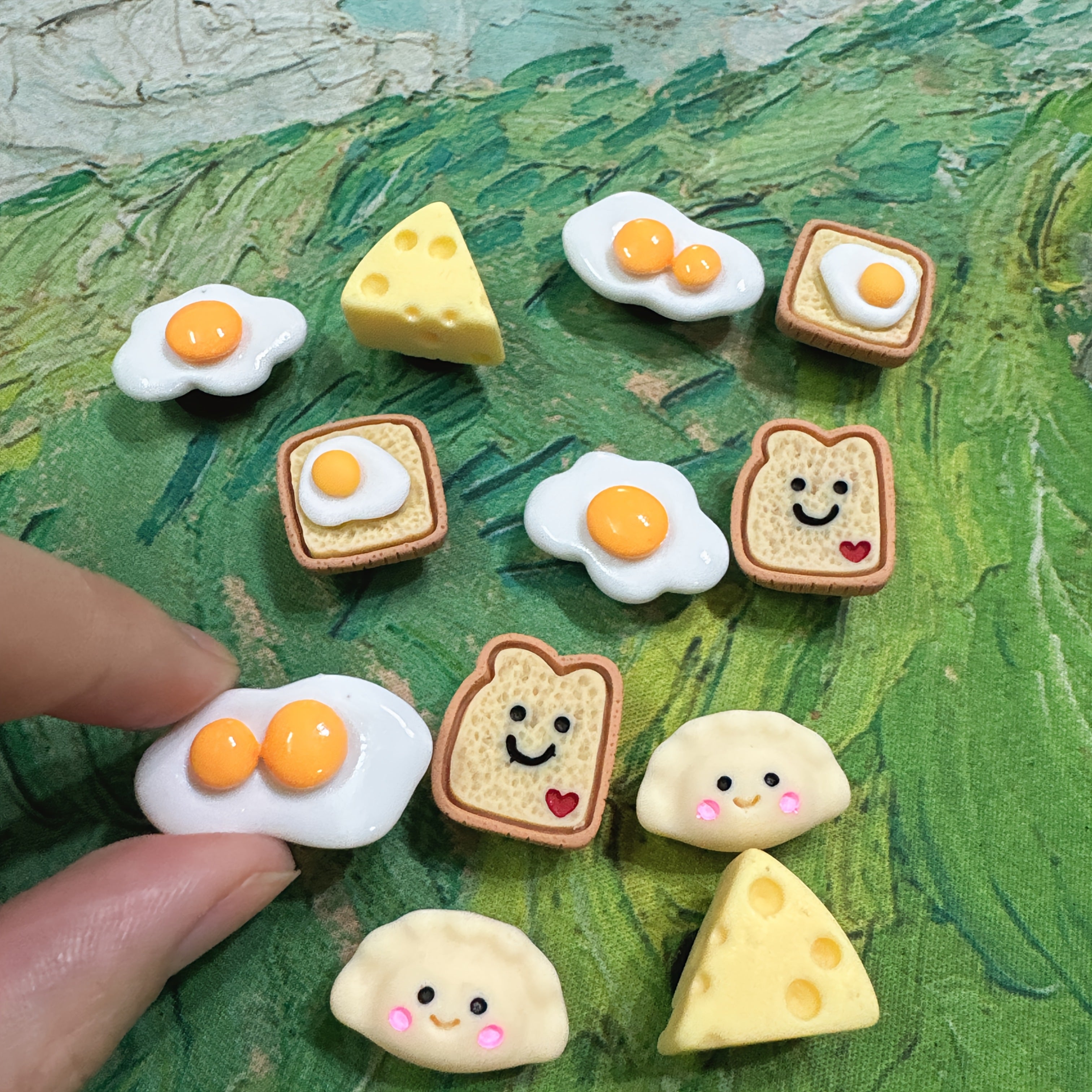 12pcs Kids PVC Mini 3D Food Shoe Charms for Clogs and Sandals