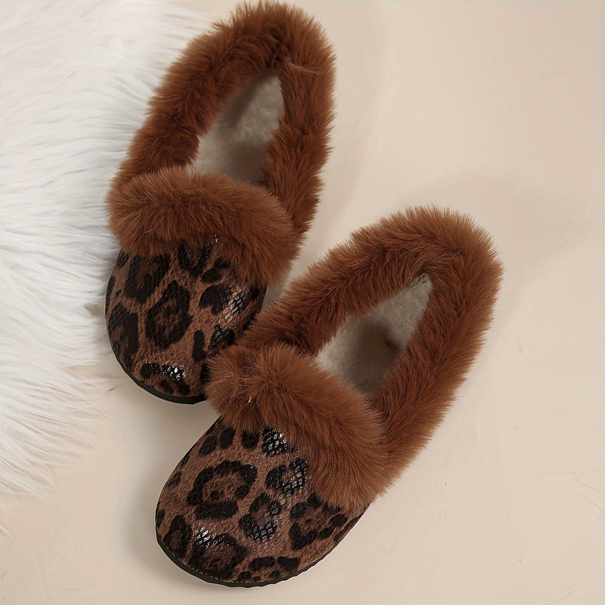 Women's Plus Size Loafers Breathable Lightweight Warm Plush Lining