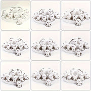 Set of 8 Men's Resin Tooth Keychains Minimalist Novelty Accessories