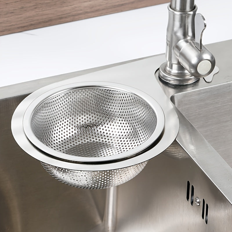 Stainless Steel oshxona sink filtri bilan oziq-ovqat qoldiqlari va oqimni himoya qilish uchun tarmoq filtri