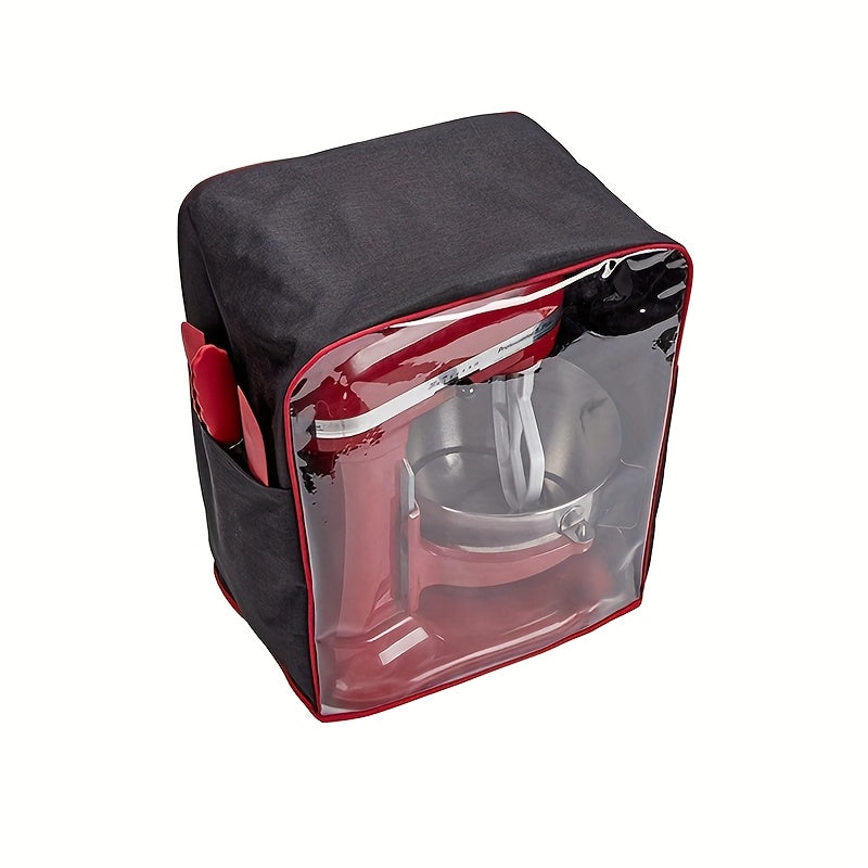 Oshxona aralashtirgichi uchun qoplama, changdan himoya qiladi, mustahkam materialdan tayyorlangan, oziq-ovqat bilan aloqa qilmaydi, shaffof derazasi mavjud, uyda aralashtirgich aksessuarlarini saqlash uchun ideal.