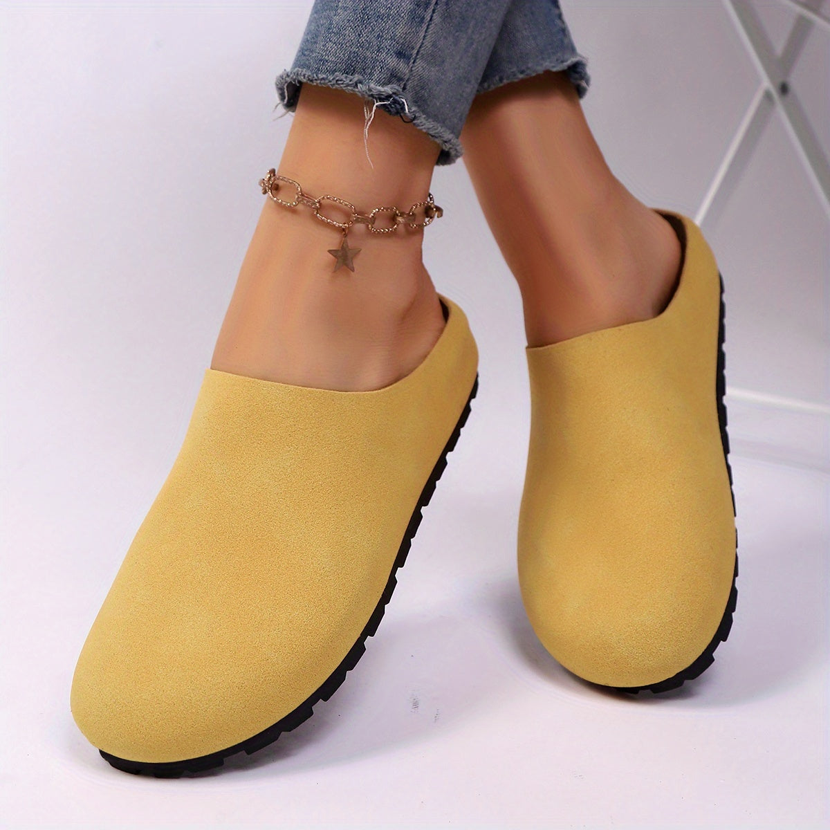 Women's Slip-On Platform Shoes Cushioned Insole Indoor Outdoor Flats