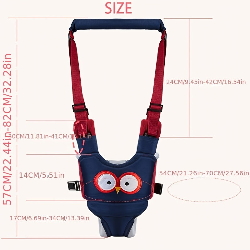 Toddler Baby Walking Harness with Breathable Cotton Mesh Adjustable Straps