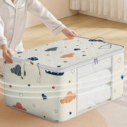 Multi-Functional Non-Woven Fabric Storage Bag with Clear Window for Home Organization