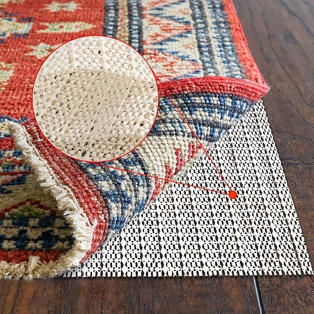 Non-Slip PVC Rug Gripper Pads for Hardwood Floors and Area Rugs