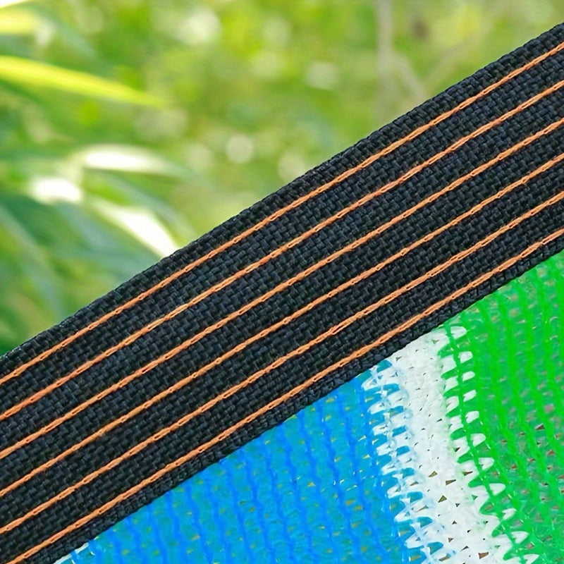 Rang-barang chiziqli quyosh nurlari uchun tarmoq, tashqi hovli, bog', balkon uchun 81-90% soyali