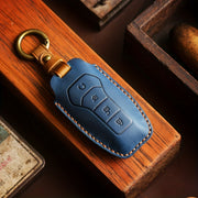 Unisex Leather Car Key Fob Cover Custom Fit Scratch-Resistant Protection