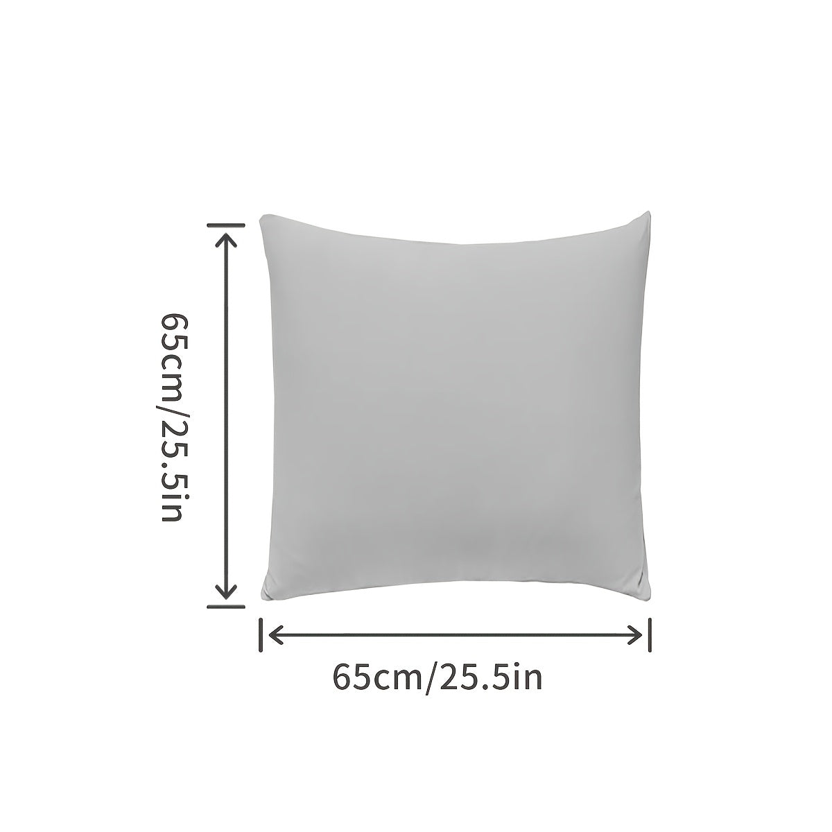 Gray Waterproof Knit Pillowcase Soft Breathable Stain-Resistant Machine Washable