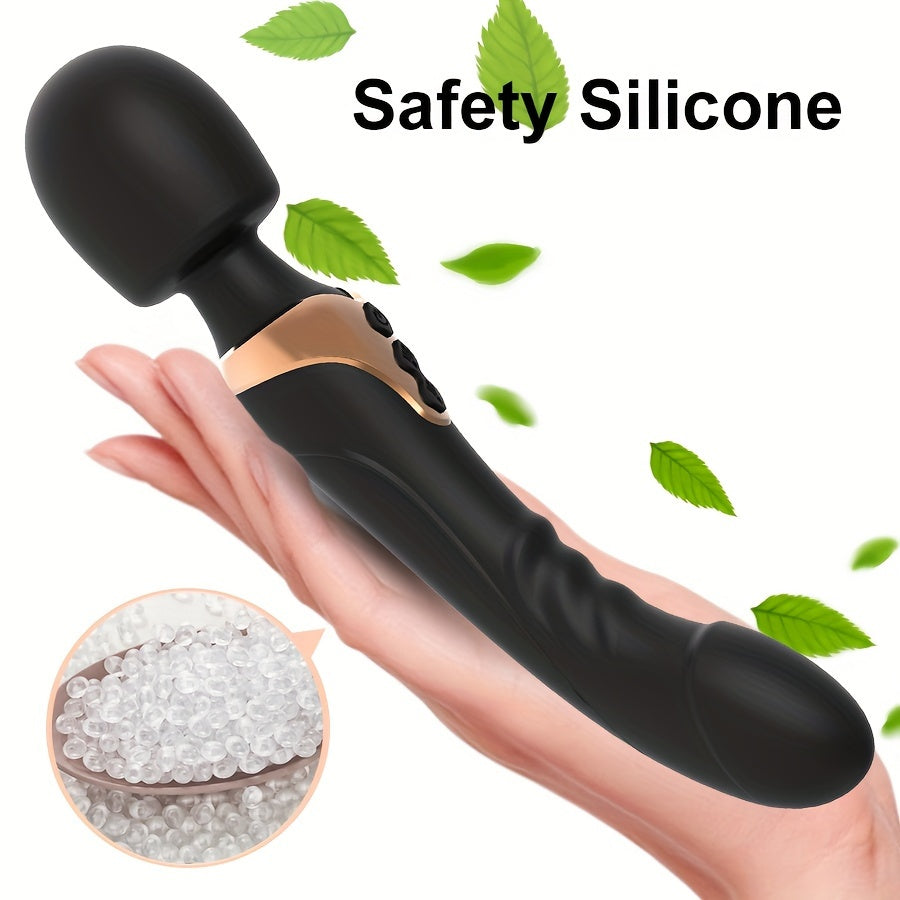 Ayollar uchun Silikonli Ikki Motorli Vibrator, 10 Ta Rejimli G-Spot Stimulyatori