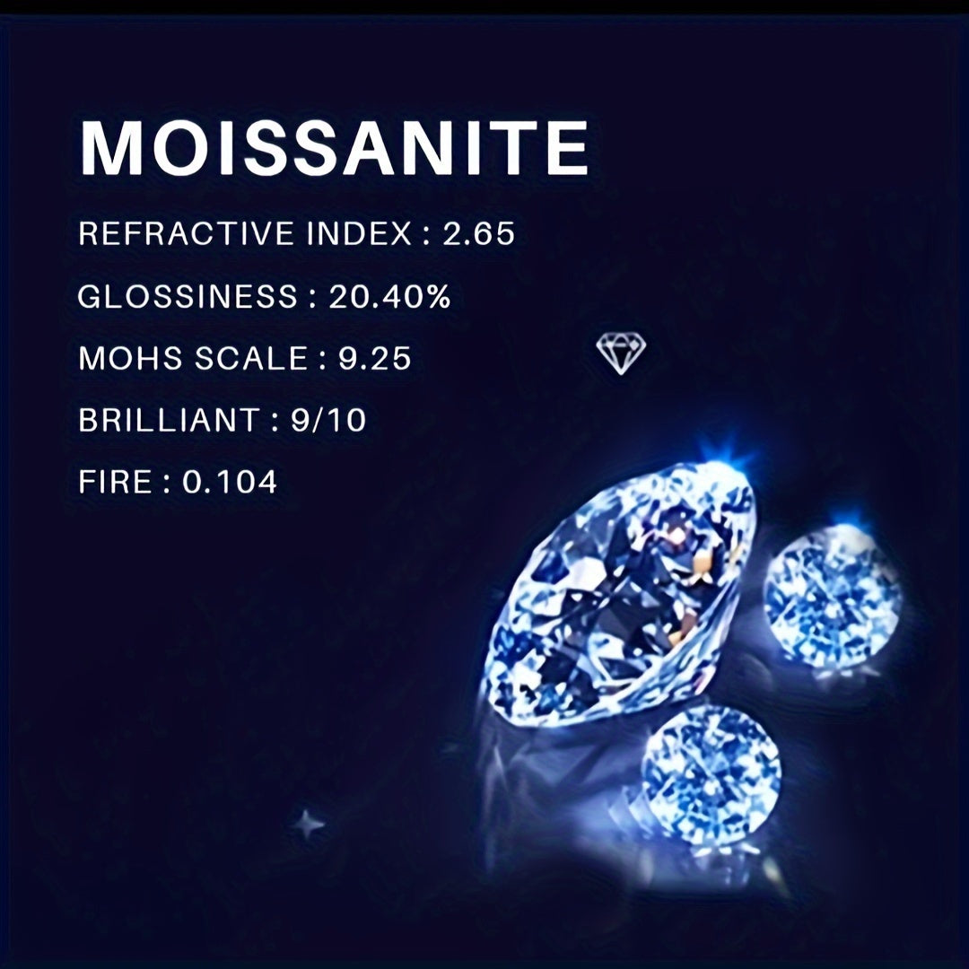 Sterling Silver Twisted Ring with Moissanite Diamond Inlay for Women 0.5ct 1ct 2ct