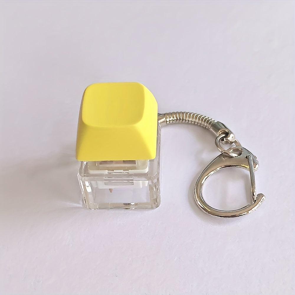 Adult Fidget Keychain Keyboard Toy Stress Relief Finger Decompression Button