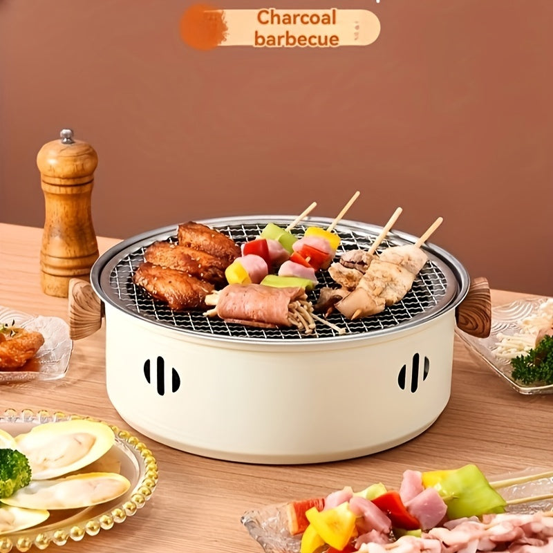 Stainless Steel BBQ Grill Set for Outdoor Cooking, Non-Stick, BPA-Free