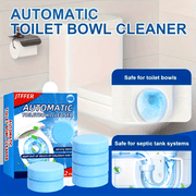 Automatic Toilet Bowl Cleaner Tablets 12/24pcs Effervescent Descaling Deodorizing