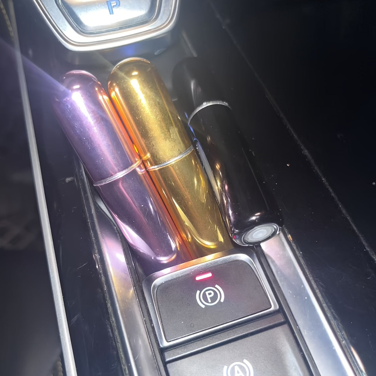 Refillable Aluminum Perfume Atomizer Spray Bottle for Travel and Car Use