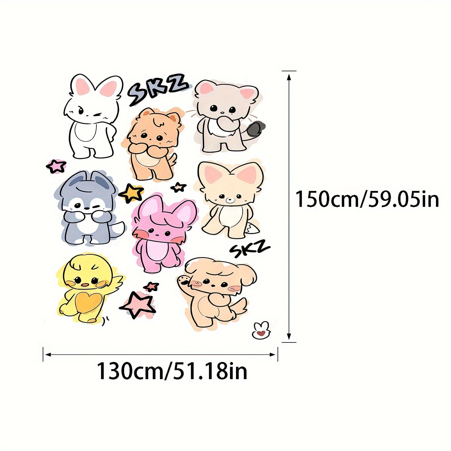 K-POP Idol Flannel Throw Blanket Soft Cozy All-Season Washable