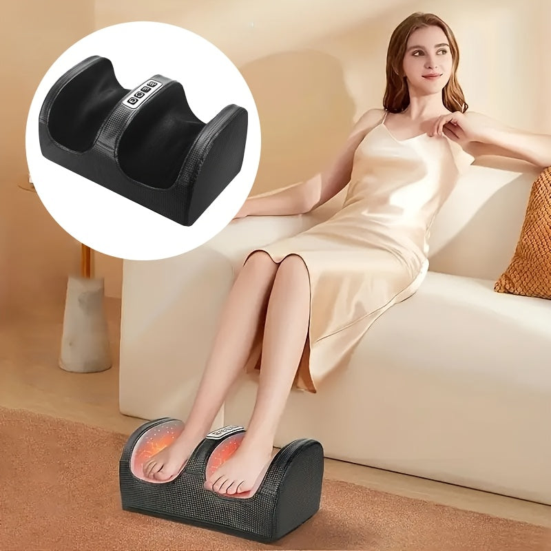 Kichik to'liq tanali massajchi, uyda yoki ofisda dam olish uchun yoğurish, isitish va vaqt belgilash funksiyalari bilan, oyoqlar, oyoq va qo'llar uchun ideal. Ajoyib sovg'a tanlovi.